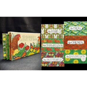 Ed Emberley's Science Flip Book Set Lot "6 Nature Adventures" 1982 - 1st Edition